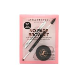 Anastasia Beverly Hills No-Fade Brow Kit Soft Brown 4g Dipbrow Pomade + 2.5ml Mini Clear Wenkbrauwgel + Kwastje - Ellavee