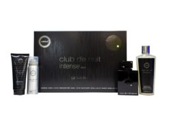 Armaf Club De Nuit Intense Gift Set 105ml EDT + 100ml Shower Gel + 240ml Shampoo + 50ml Body Spray - Image 2