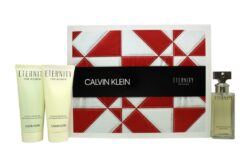 Calvin Klein Eternity Giftset 50ml EDP + 100ml Douchegel + 100ml Body Lotion - Ellavee