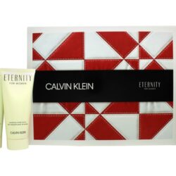 Calvin Klein Eternity Giftset 50ml EDP + 100ml Douchegel + 100ml Body Lotion - Ellavee