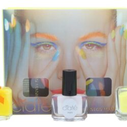 Ciaté Corrupted Neon Manicure Giftset 13.5ml Neon Orange Nagellak + 10g Neon Glitter + 5ml Black Light Top Coat - Ellavee