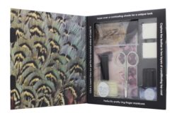 Ciate Feathered Manicure Ruffle My Feathers Gift Set 5ml Chincilla Nail Polish + 13ml Speed Coat Pro + Scissors + Nail File Block + Genuine Feathers - Image 2