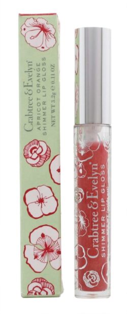 Crabtree & Evelyn Shimmer Lip Gloss 3.2g Apricot Orange - Ellavee