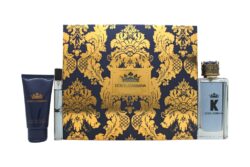 Dolce & Gabbana K Giftset 100ml EDT + 10ml EDT + 50ml Aftershave Balsem - Ellavee