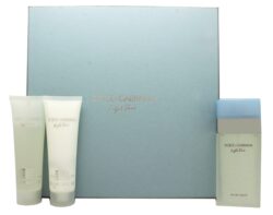 Dolce & Gabbana Light Blue Gift Set 50ml EDT + 50ml Body Cream + 50ml Shower Gel - Image 2