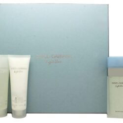 Dolce & Gabbana Light Blue Giftset 50ml EDT + 50ml Lichaamscrème + 50ml Douchegel - Ellavee