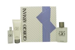 Giorgio Armani Acqua Di Gio Gift Set 100ml EDT + 75ml Shower Gel + 15ml EDT - Image 2