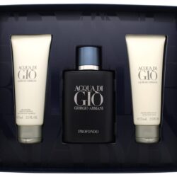 Giorgio Armani Acqua di Giò Profondo Giftset 75ml EDP + 75ml Douchegel + 75ml Aftershave Balsem - Ellavee