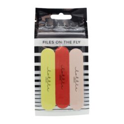 Lottie London Files On The Fly Mini Nail Files - Pack Of 3