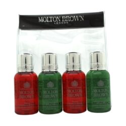 Molton Brown Gift Set 2 x 30ml Festive Frankincense & Allspice Hand Wash + 2 x 30ml Fabled Juniper Berries & Lapp Pine Body Wash