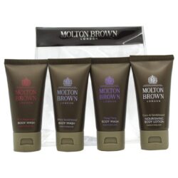 Molton Brown Gift Set 30ml Coco & Sandalwood Body Lotion + 30ml Ylang-Ylang Body Wash + 30ml White Sandalwood Body Wash + 30ml Pink Pepperpod Body Wash