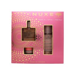 Nuxe Pink Fever Giftset 50ml Huile Prodigieuse Florale + 100ml Very Rose 3-in-1 Soothing Micellar Water + 15g Very Rose Rose Lippenbalsem -...