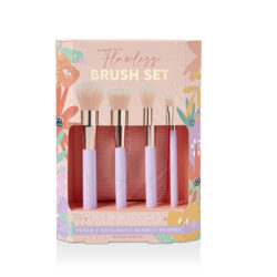 Sunkissed Flawless Brush Set 5 Pieces (This set contains:  Blusher Brush Powder Brush Blending Brush Eyeshadow Brush Cosmetic Bag)