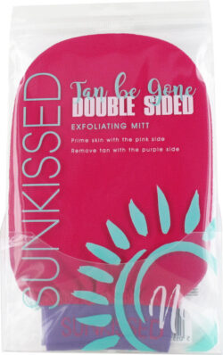 Sunkissed Tan Be Gone Double Sided Exfoliating Mitt - Ellavee