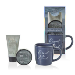 The Kind Edit Co. Skin Expert Mug Gift Set 50ml Beard Balm + 70ml Beard Shampoo + Mug - Image 2