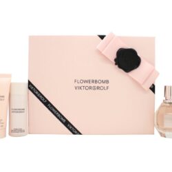 Viktor & Rolf FlowerBomb Gift Set 50ml EDP + 50ml Body Lotion + 50ml Shower Gel