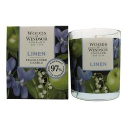 Woods of Windsor Linen Kaars 150g - Ellavee