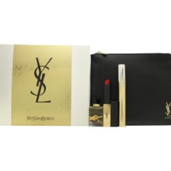 Yves Saint Laurent Holiday Essentials Gift Set 7.5ml Libre EDP + Volume Effet Faux Cils Mascara - No. 01 + Rouge Pur Couture The Slim Matte Lipstick - No. 21 + Pouch