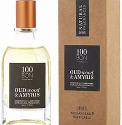 100BON Oud Wood & Amyris Refillable Eau de Parfum 15ml Spray