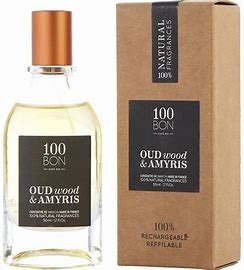 100BON Oud Wood & Amyris Refillable Eau de Parfum 15ml Spray