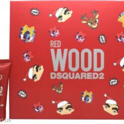 DSquared² Red Wood X-mas21 Gift Set 50ml EDT + 50ml Body Lotion + 50ml Shower Gel